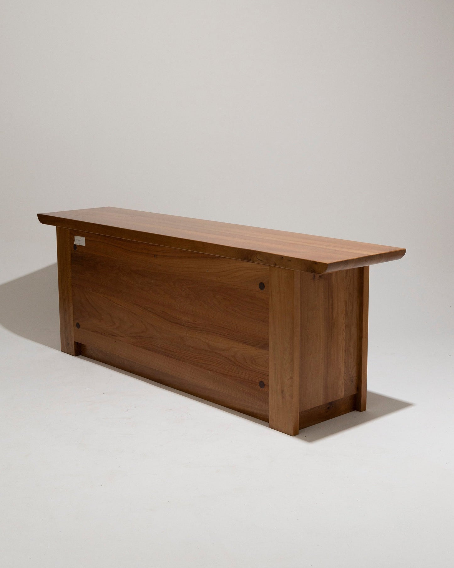 SOLID ELM SIDEBOARD, LUIGI GORGONI, 1980s 