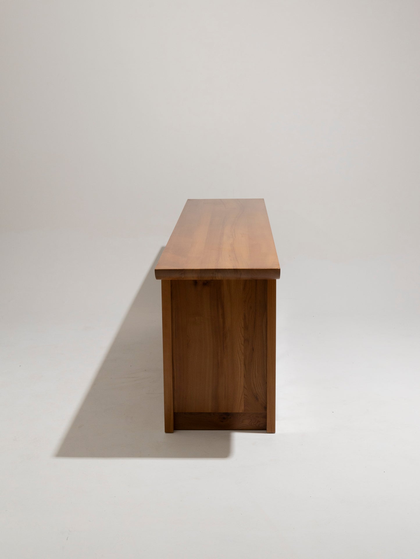 SOLID ELM SIDEBOARD, LUIGI GORGONI, 1980s 