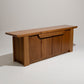 SOLID ELM SIDEBOARD, LUIGI GORGONI, 1980s 