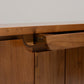 SOLID ELM SIDEBOARD, LUIGI GORGONI, 1980s 