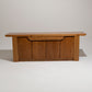 SOLID ELM SIDEBOARD, LUIGI GORGONI, 1980s 