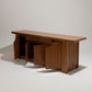 SOLID ELM SIDEBOARD, LUIGI GORGONI, 1980s 