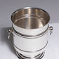 "PEARLS" METAL CHAMPAGNE BUCKET, GALLIA, CHRISTOFLE, 1960s