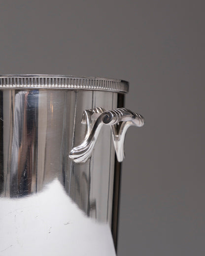 Champagne bucket in silver metal, Ercuis, 1960s