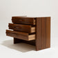 SOLID WOOD CHEST OF DRAWERS, MAISON REGAIN, 1980s