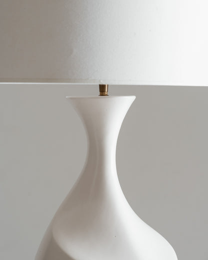GALIBERT LAMP IN WHITE CERAMIC, 1960s