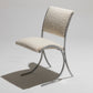 METAL AND BUCKLE CHAIR, BORIS TABACOFF, 1970s 