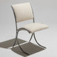 METAL AND BUCKLE CHAIR, BORIS TABACOFF, 1970s 