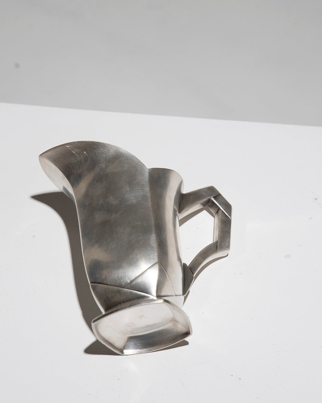 ART DECO SILVER-PLATED PITCHER, CHRISTOFLE, 1930s