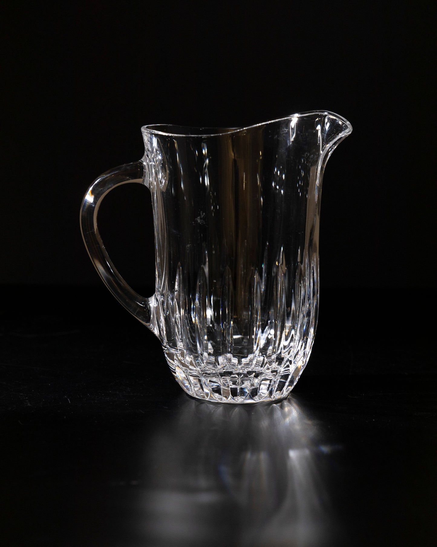 CRYSTAL PITCHER, 1970s