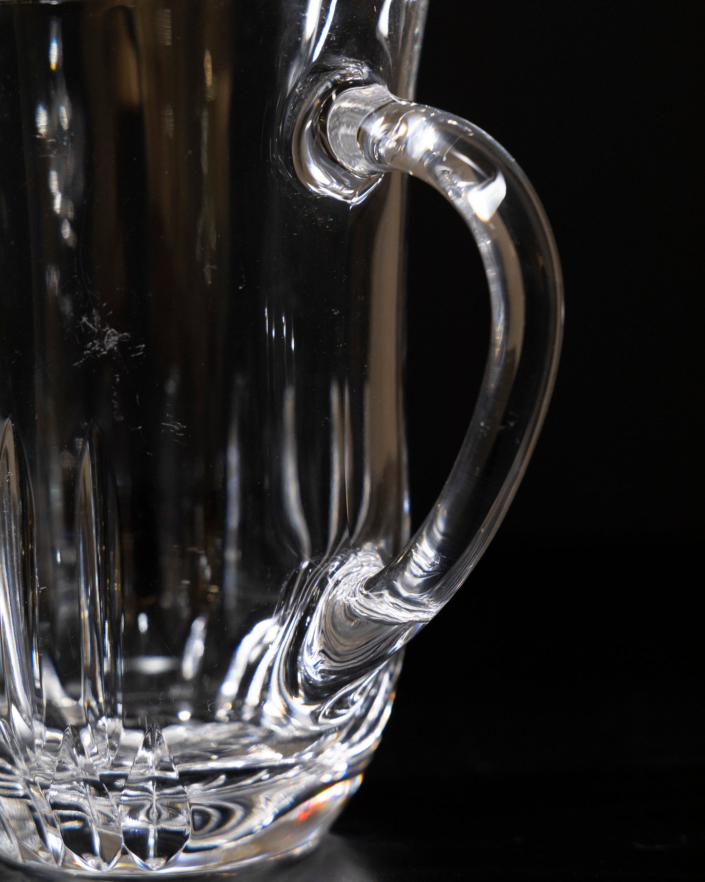 CRYSTAL PITCHER, 1970s