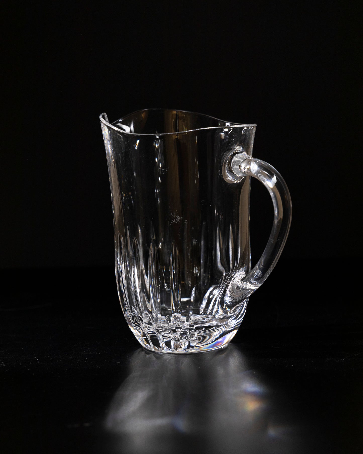 CRYSTAL PITCHER, 1970s