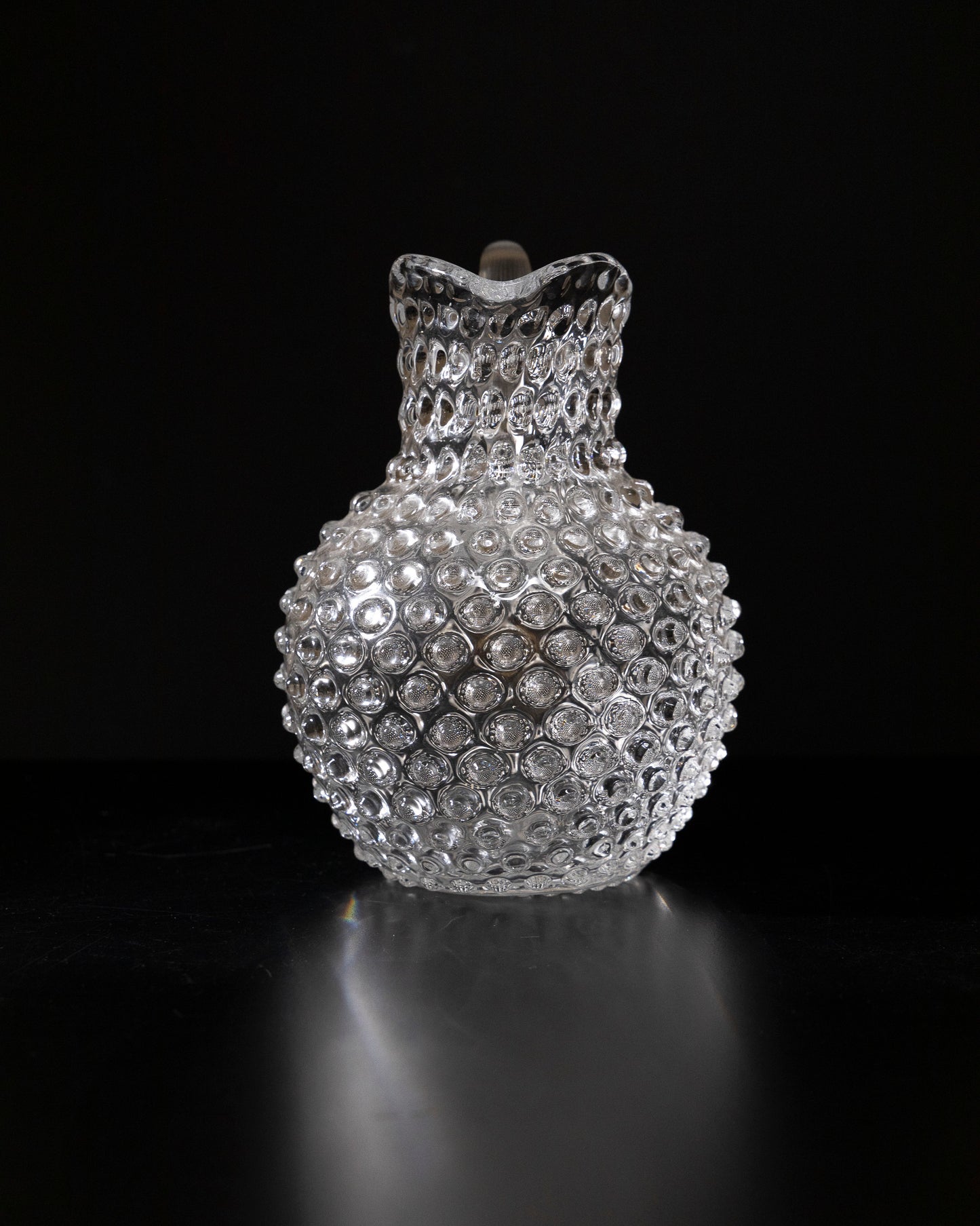 BOHEMIAN CRYSTAL PITCHER