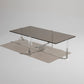 ALTUGLASS AND GLASS COFFEE TABLE, MICHEL DUMAS, 1970s