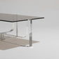 ALTUGLASS AND GLASS COFFEE TABLE, MICHEL DUMAS, 1970s