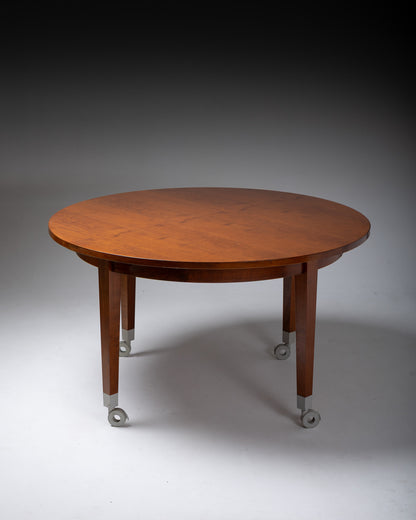 TABLE À MANGER EN BOIS, PHILIPPE STARCK, DRIADE, 1980s