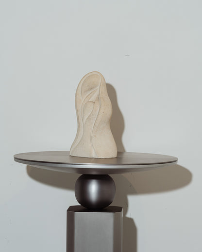 SCULPTURE EN PIERRE DE TRAVERTIN, ALBERT TORMOS, 1980s
