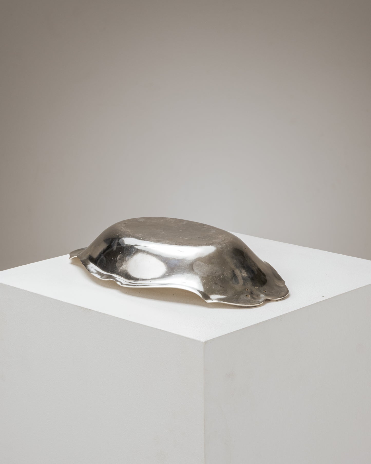 Bread basket, silver-plated, Art Deco, 1930s