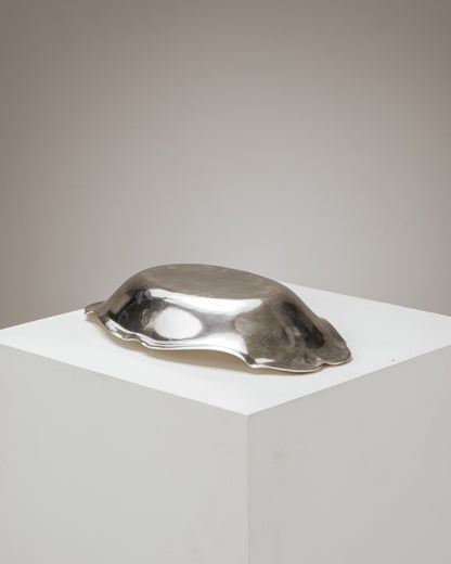 Bread basket, silver-plated, Art Deco, 1930s