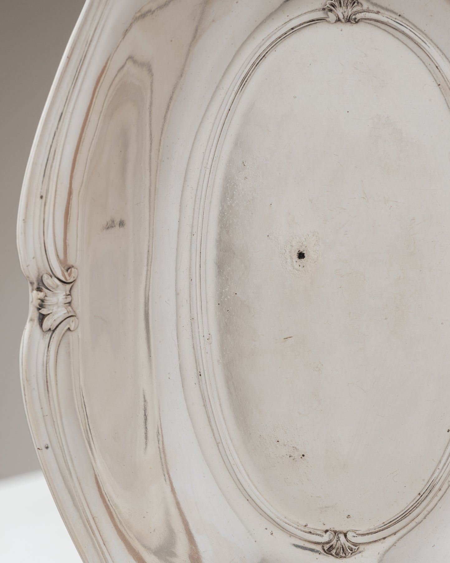 Bread basket, silver-plated, Art Deco, 1930s