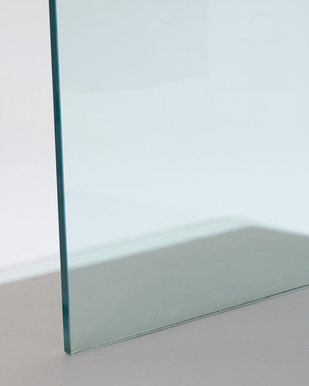 GLASS AND WOOD DESK FROM ARTELANO, 1980s