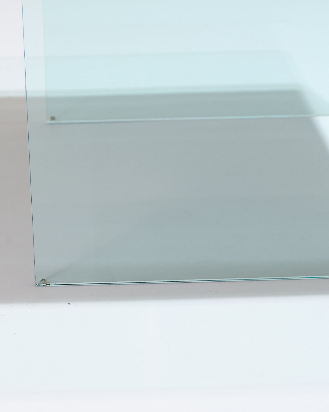 GLASS AND WOOD DESK FROM ARTELANO, 1980s