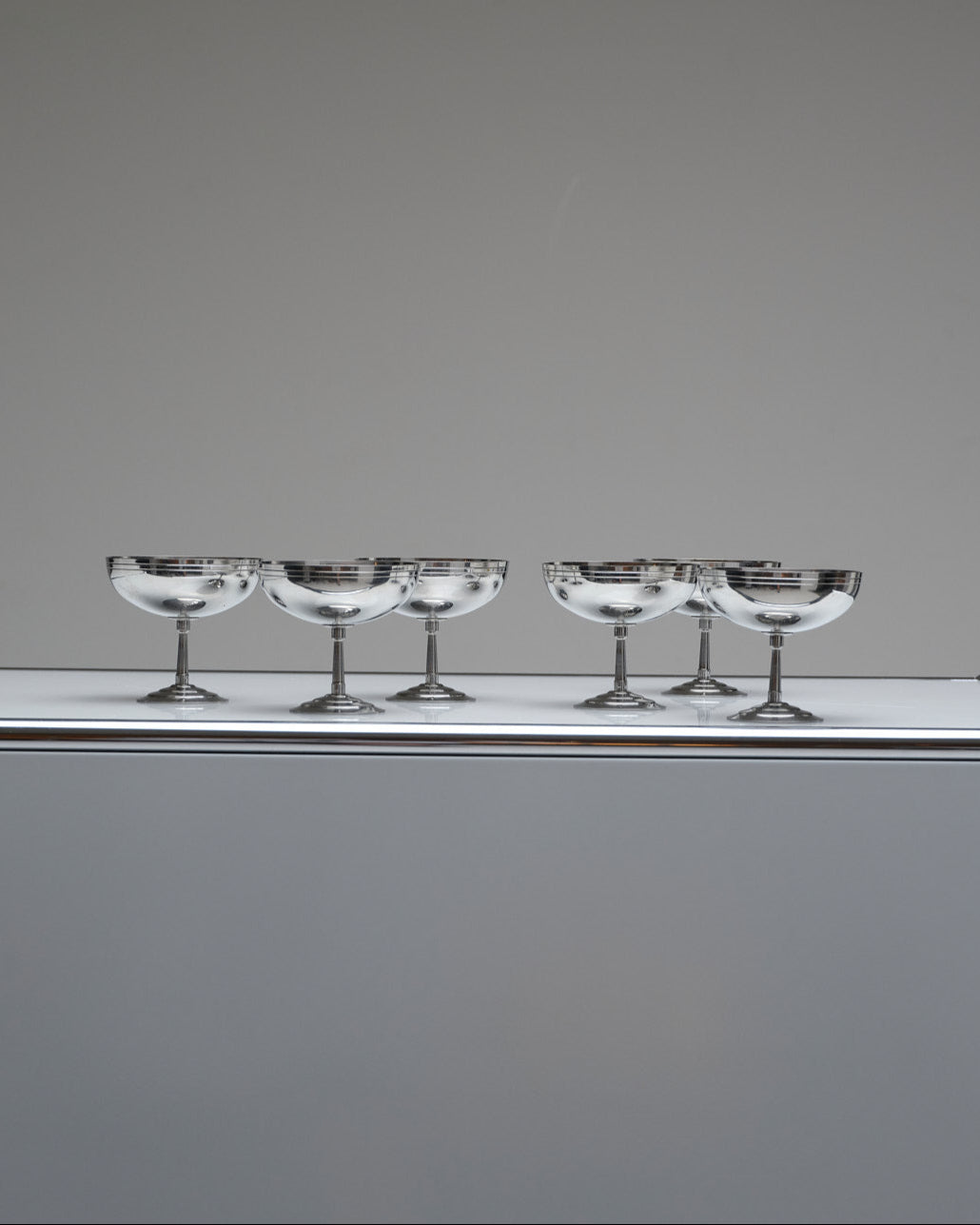 Set of 6 metal ice cups