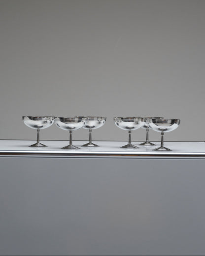 Set of 6 metal ice cups