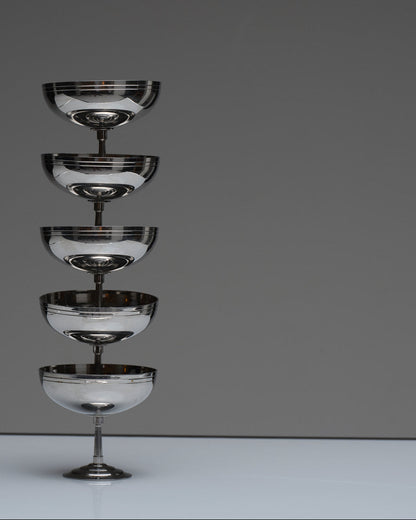 Set of 6 metal ice cups