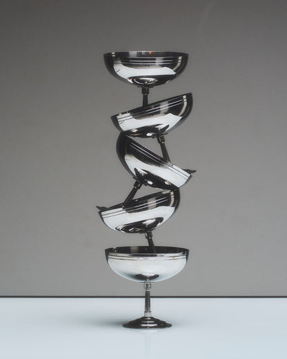 Set of 6 metal ice cups