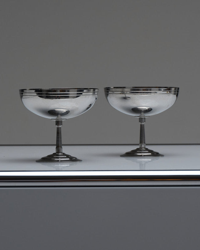 Set of 6 metal ice cups