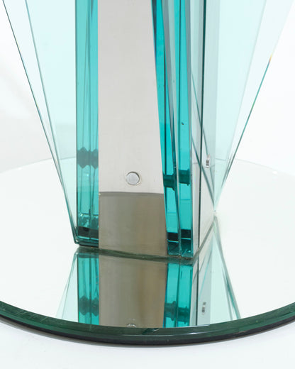 Pietro Chiesa glass table, 1970s