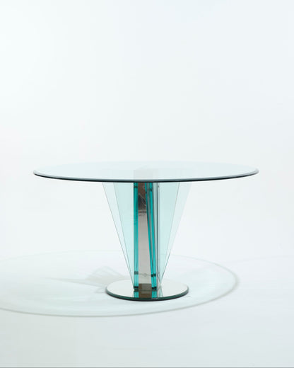 Pietro Chiesa glass table, 1970s
