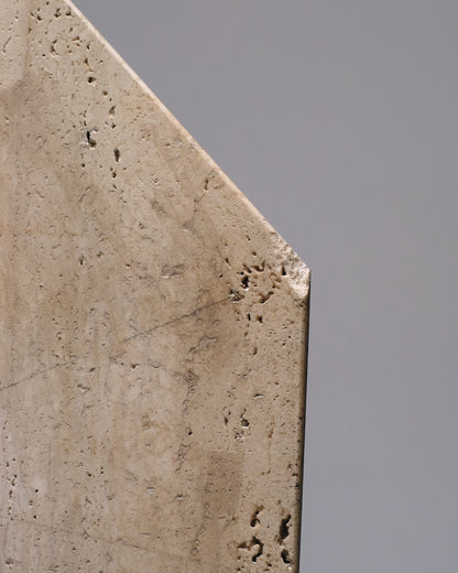 TABLE À MANGER EN TRAVERTIN, 1970s