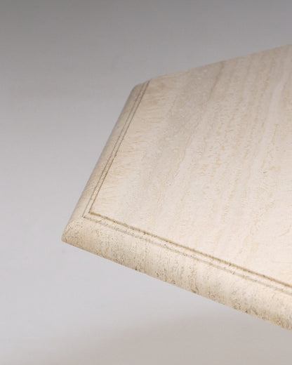 TABLE À MANGER EN TRAVERTIN, 1970s