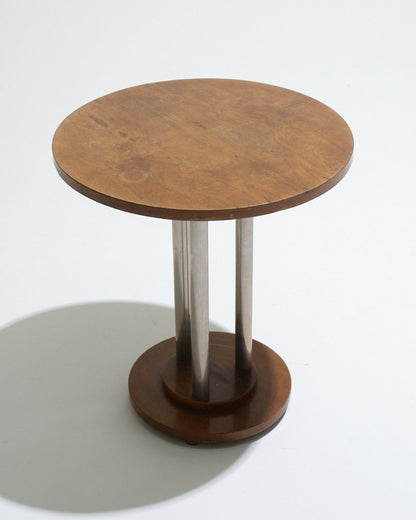 GUÉRIDON ART DÉCO EN BOIS, 1930s