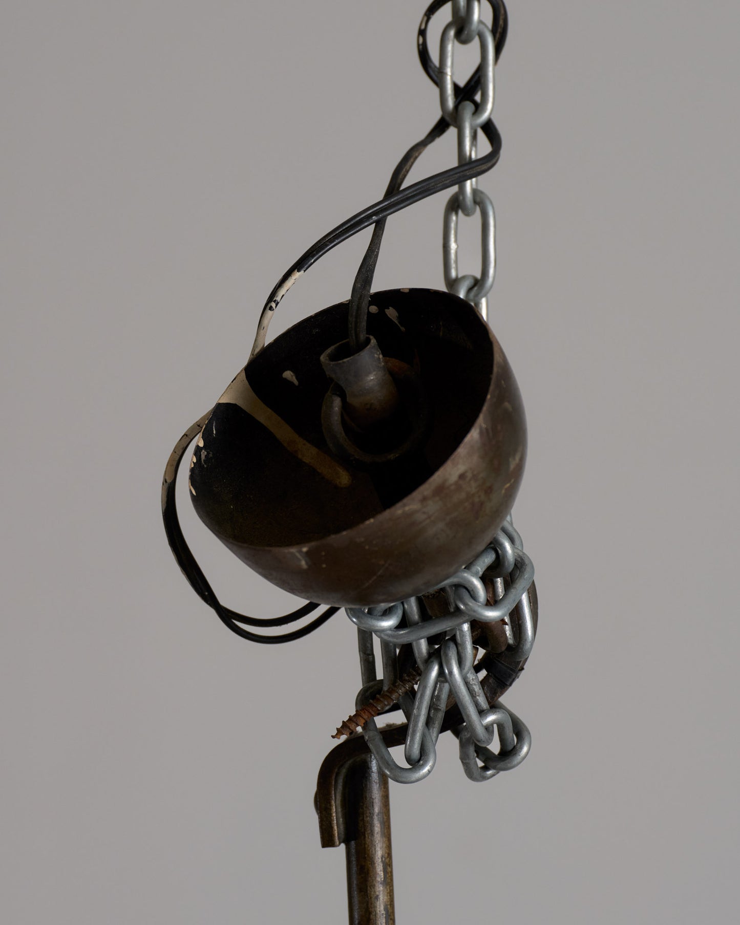 ROOSTER CHANDELIER, JEAN TOURET, 1950s