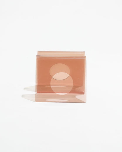 Smoked plexiglass rack, Michel Dumas, 1970s