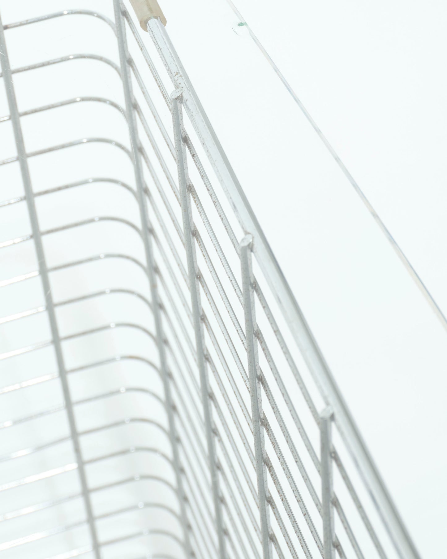 "Wire" glass and metal desk, Terence Conran, 1980s