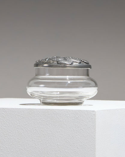 Box / tin and glass diffuser, 1930s