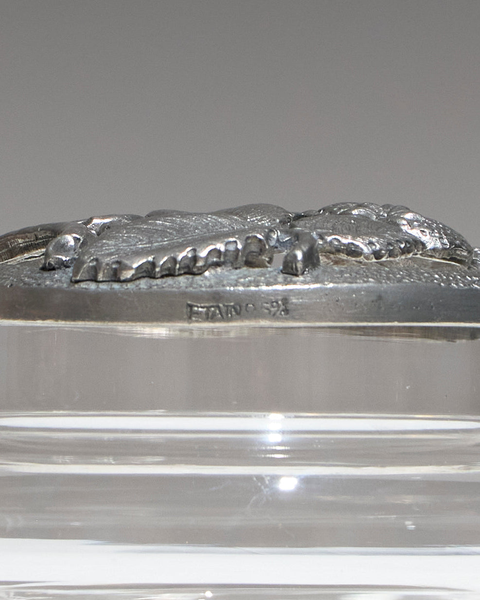 Box / tin and glass diffuser, 1930s