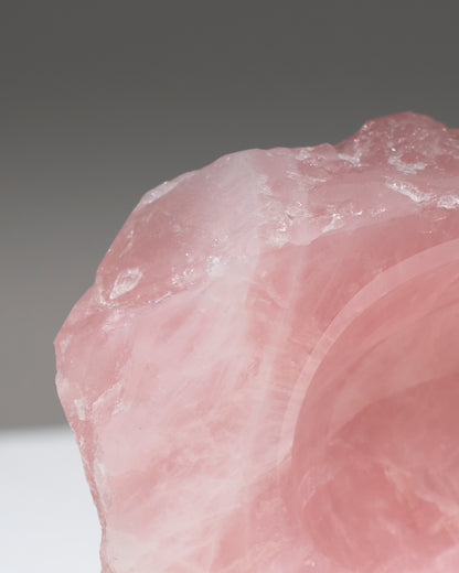 ROSE QUARTZ POCKET TRAY, 1970s 