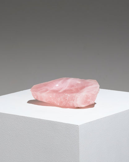 ROSE QUARTZ POCKET TRAY, 1970s 