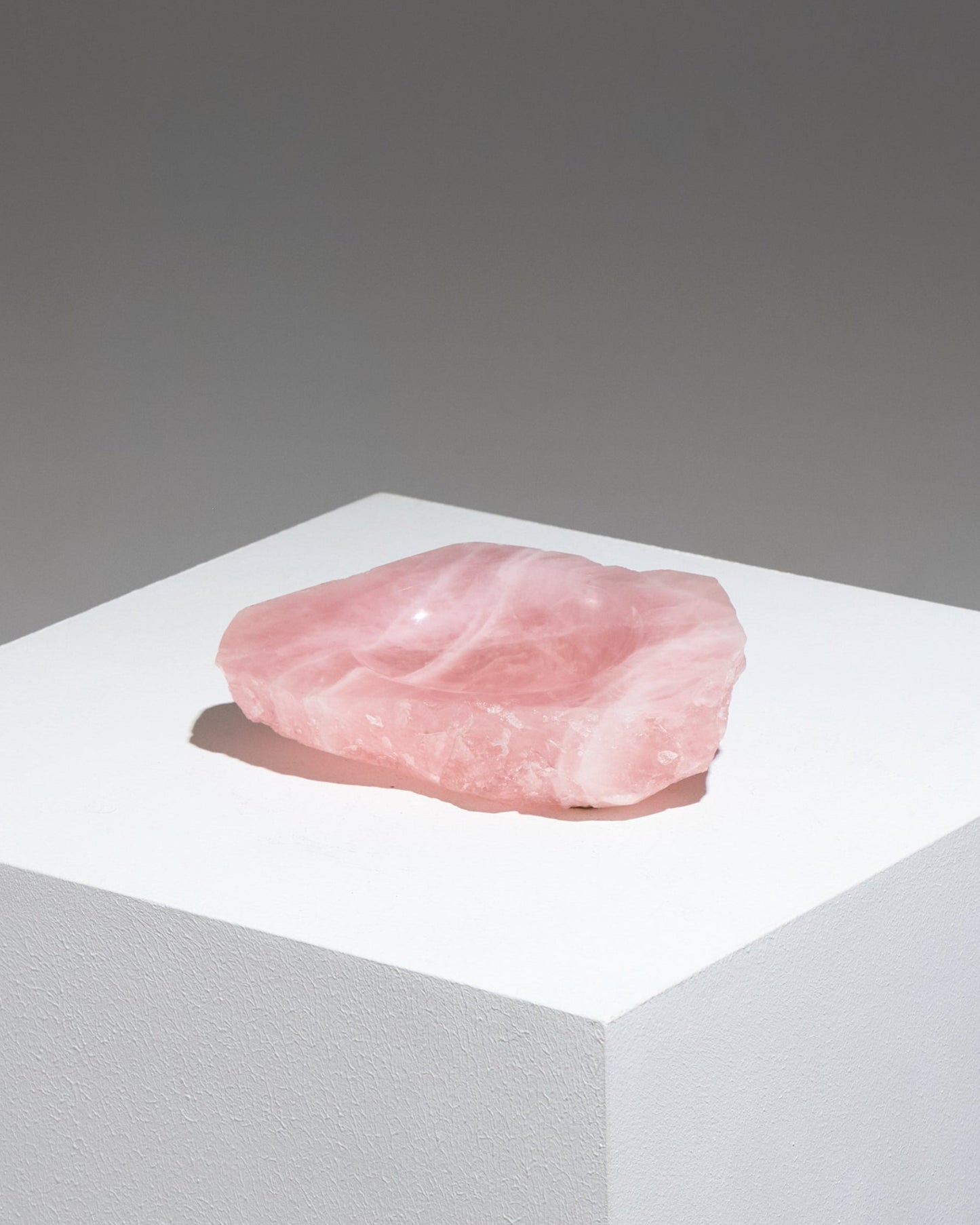 ROSE QUARTZ POCKET TRAY, 1970s 