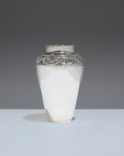 Metal vase, art nouveau, 1910s