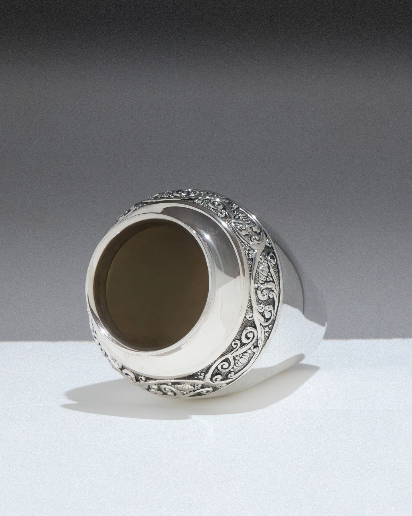 Metal vase, art nouveau, 1910s