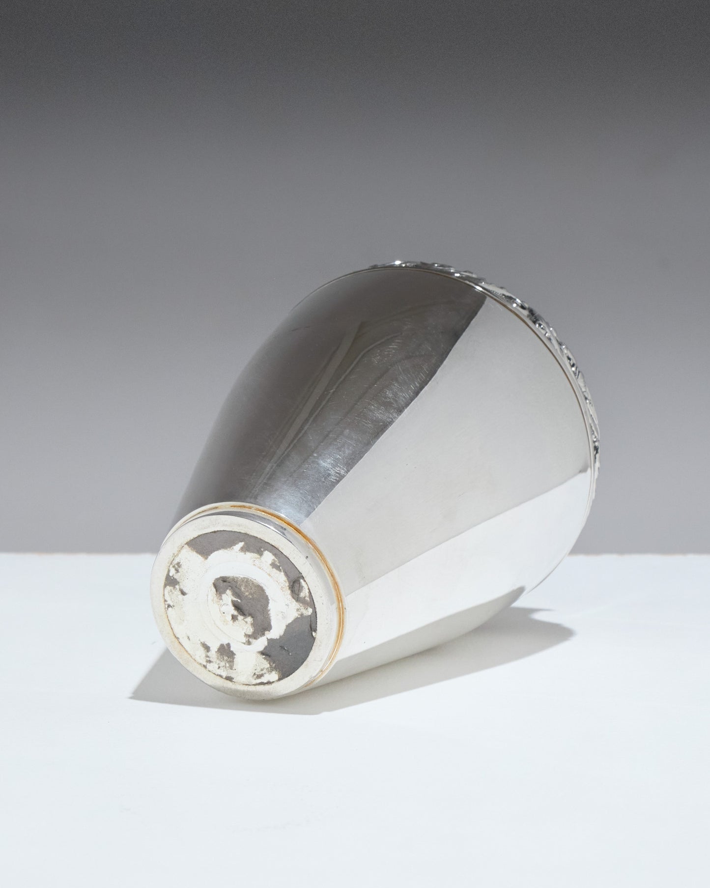 Metal vase, art nouveau, 1910s