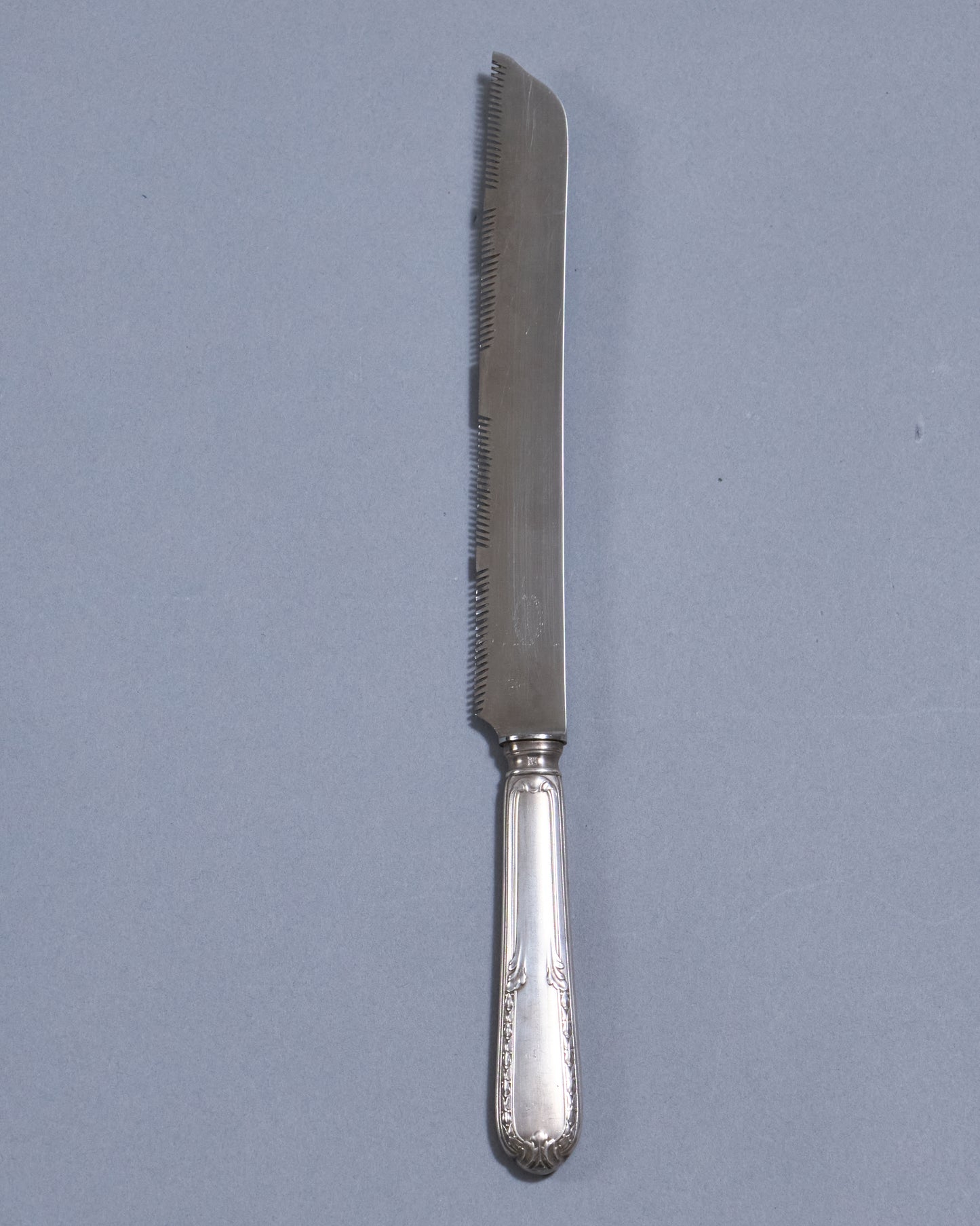 Metal bread knife, 1950s