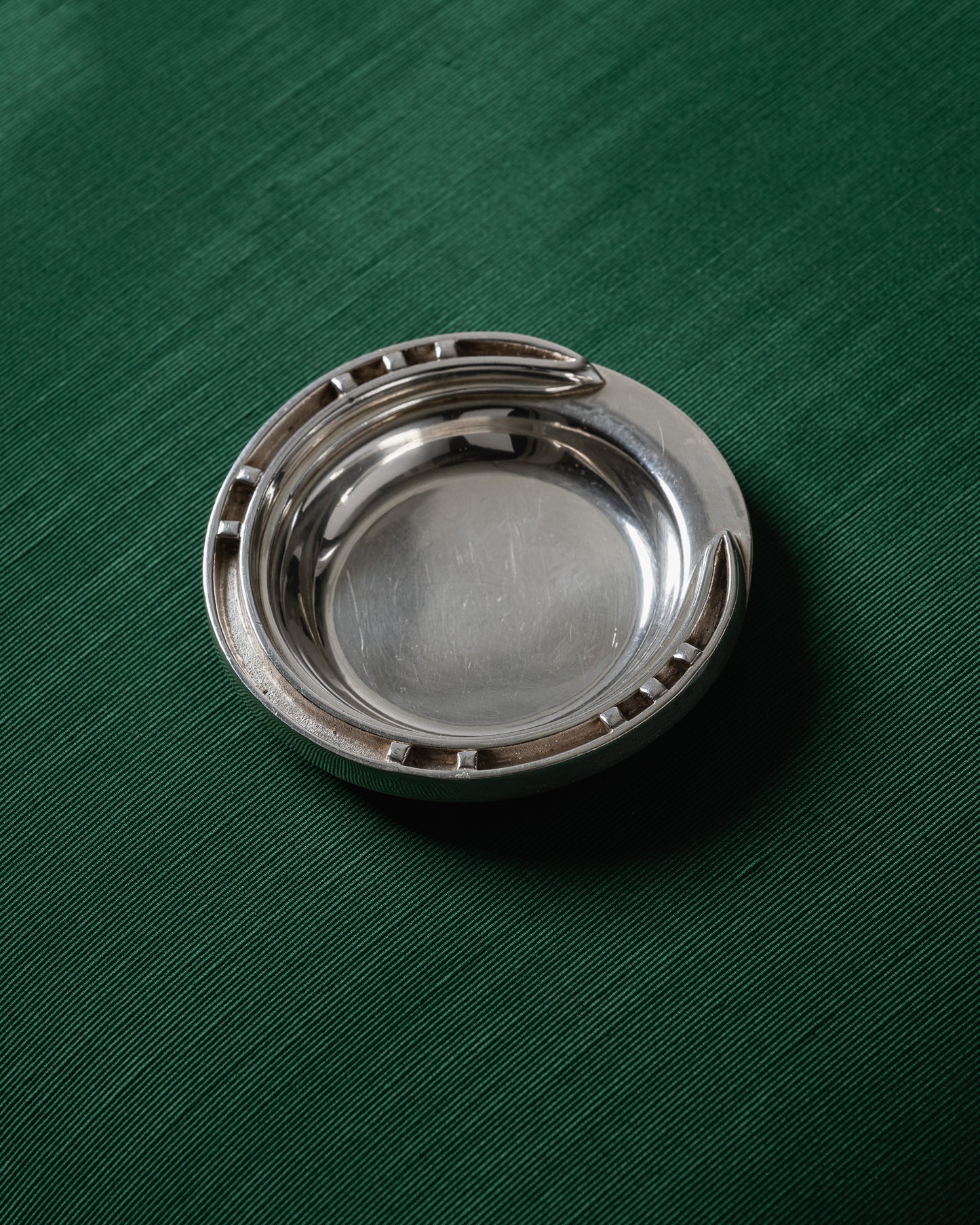 METAL ASHTRAY, HERMÈS PARIS, 1970s