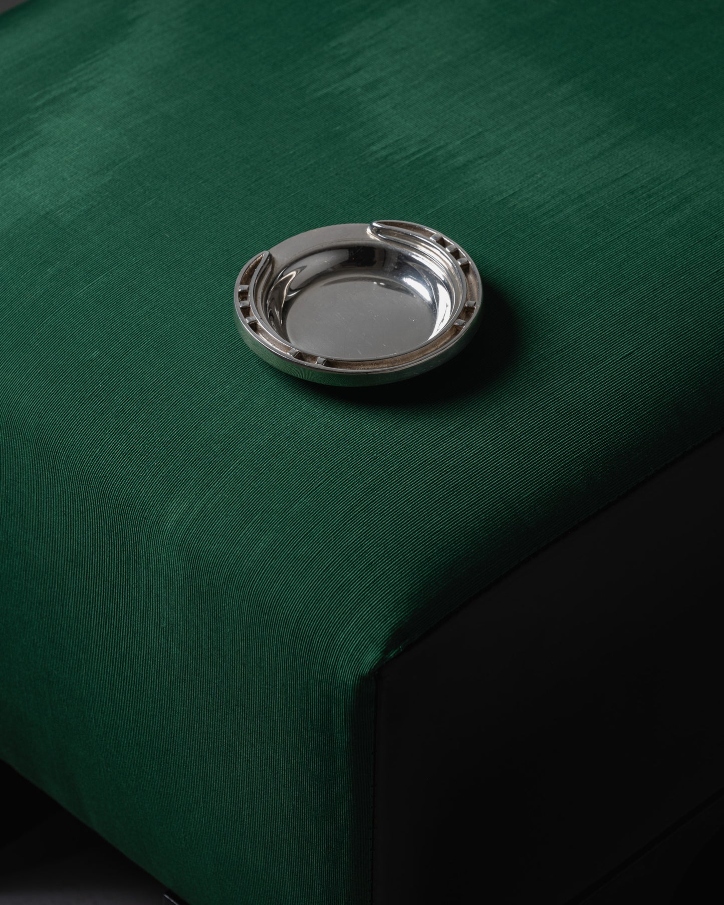 METAL ASHTRAY, HERMÈS PARIS, 1970s